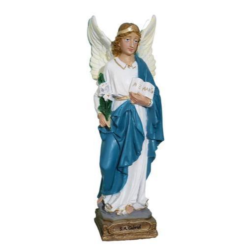 Imagem do Santo Anjo Gabriel 20 cm de resina nacional