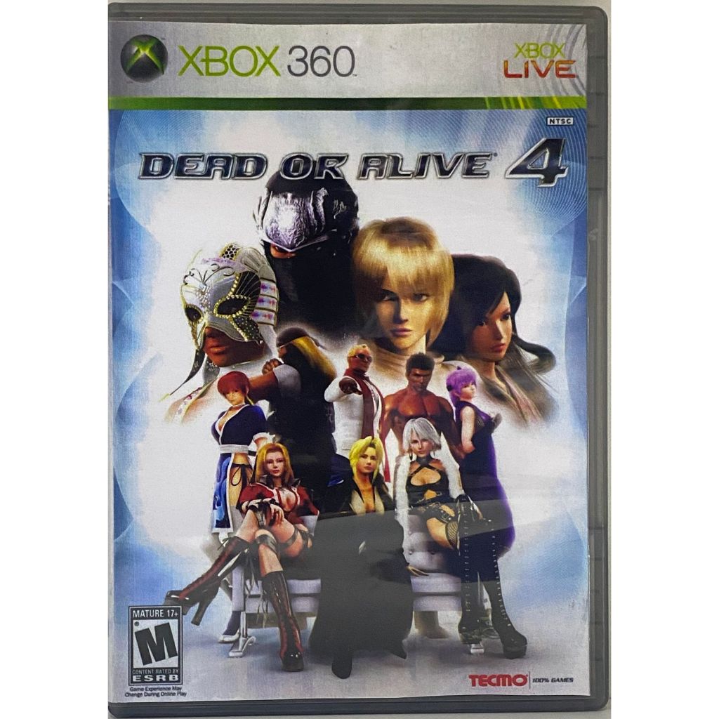 Dead or Alive 4 (Capa reimpressa) - Xbox 360 - Original