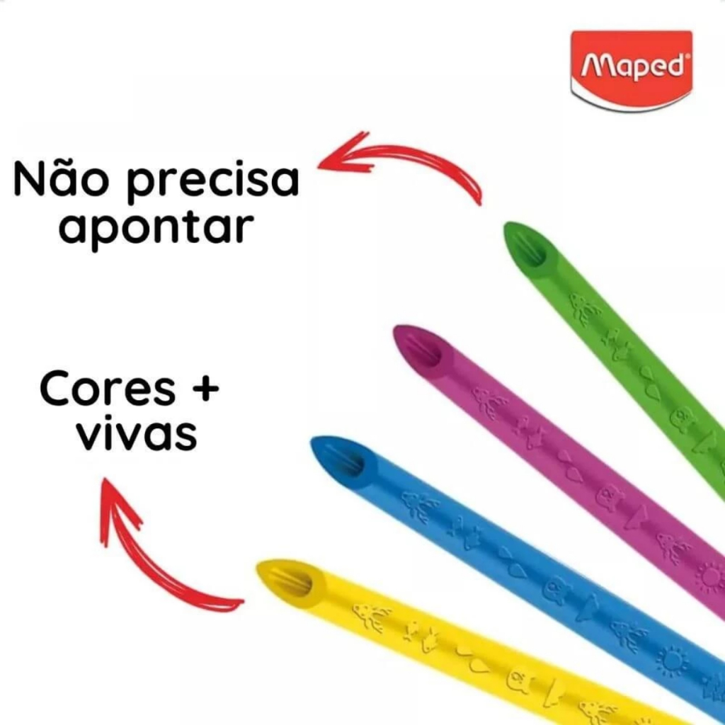 Lápis de Cor Maped Infinity Color'Peps Triangular Infinito 12/18/24