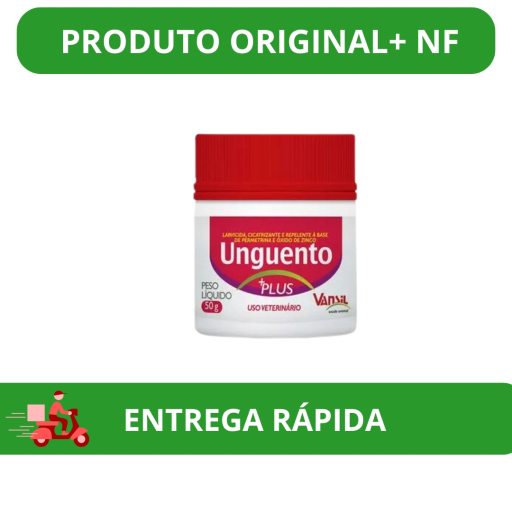 Unguento Larvicida, Cicatrizante E Repelente, 50g Vansil