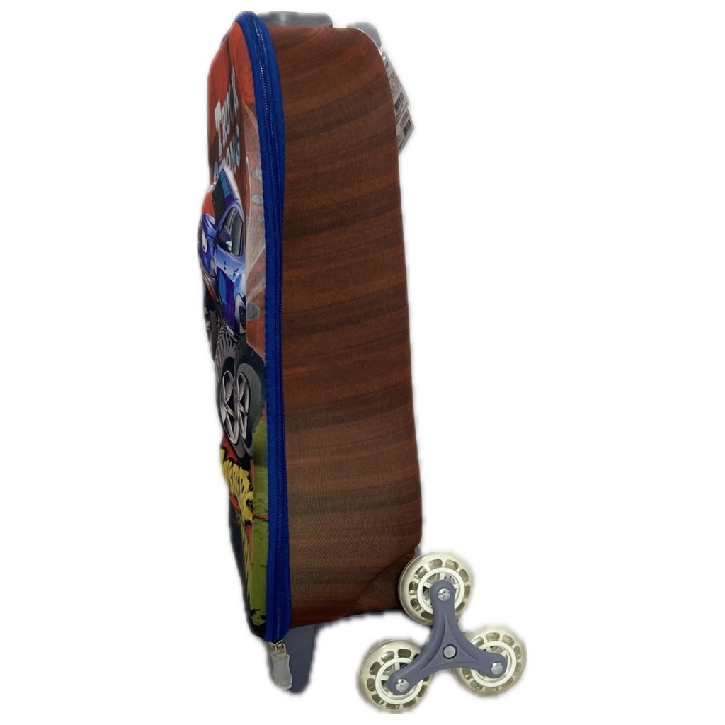 Mochila Escolar Infantil Monster Truck Com Lancheira e Estojo — imagem 2 de 2