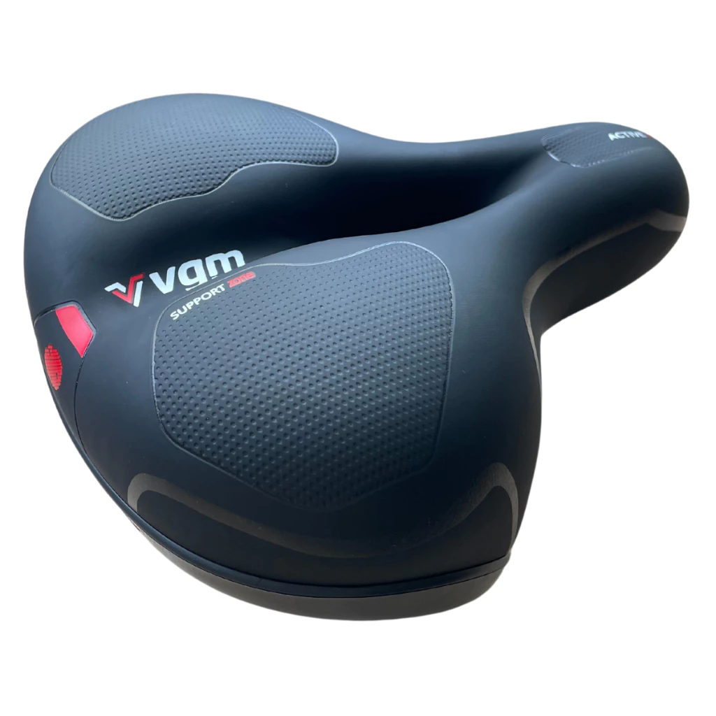 Selim Banco Bike VGM Confort Gel Tec Refletor Com Elastomero