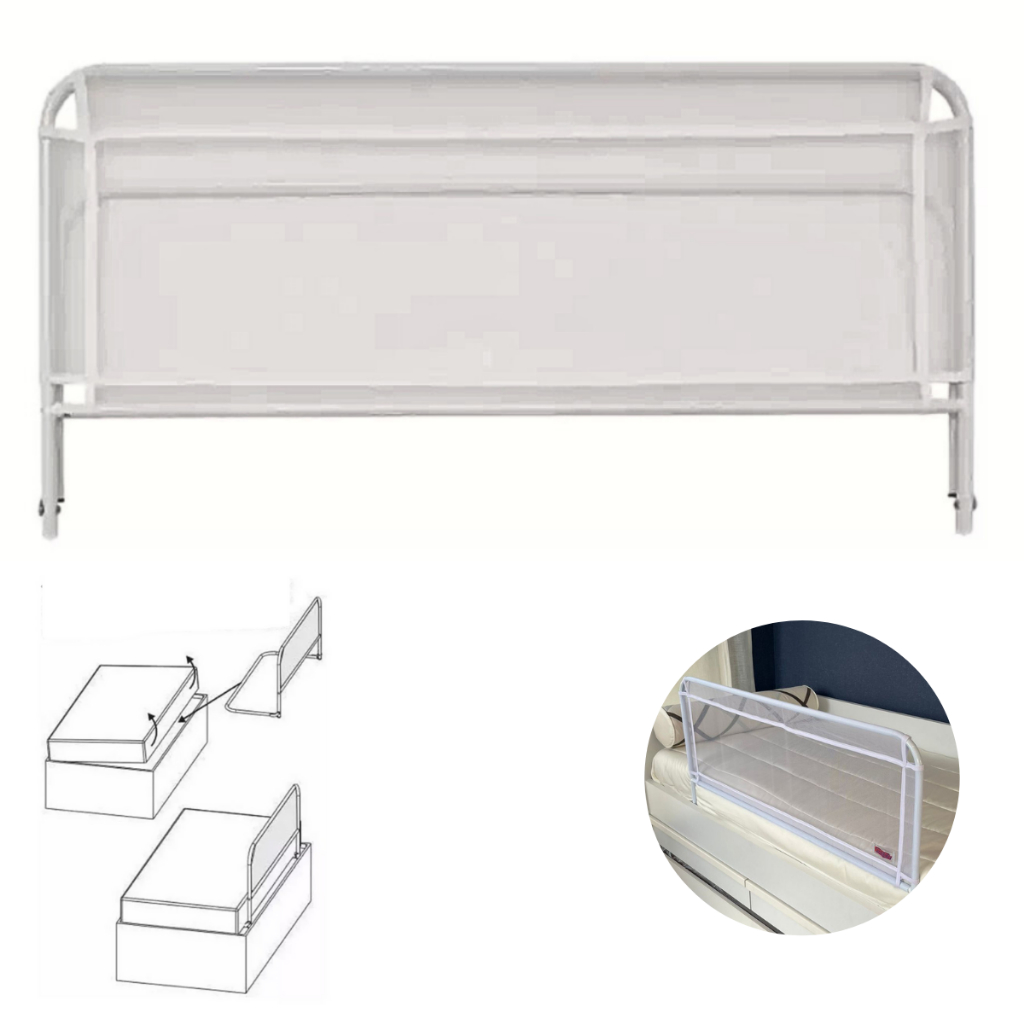 Grade de Proteção para Cama Box 116cm x 60cm Cor:Branca