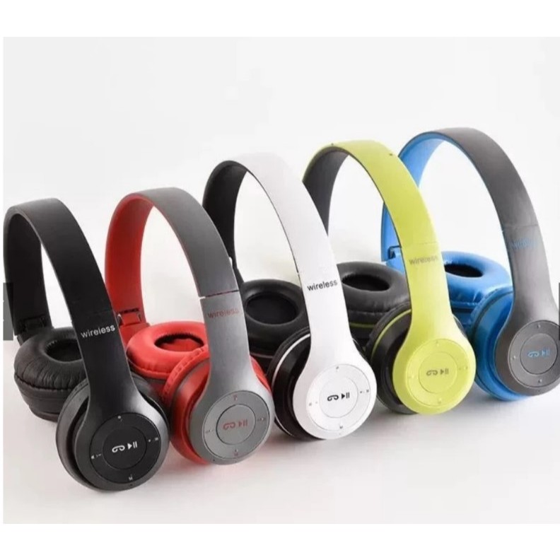 Fone P47 Headphone Sem Fio Estéreo Redução de Ruídos Bluetooth 5.0 Universal