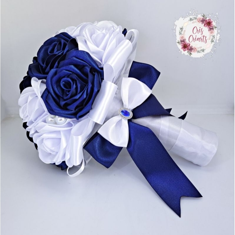 Buquê de Cetim Azul: Onde Comprar | BuscaProdutos