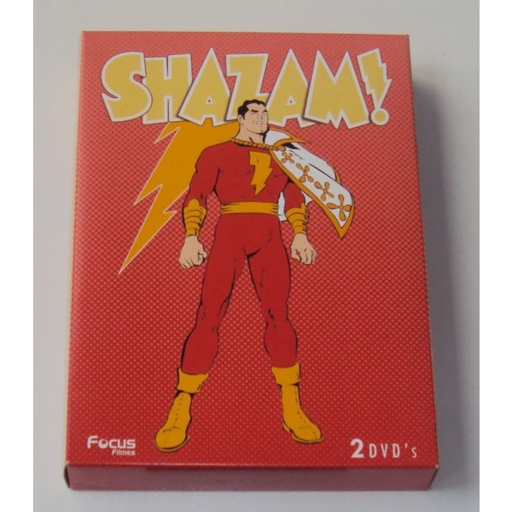 Box 2 Dvd's Shazam - As Aventuras Do Capitão Marvel Original - Usado