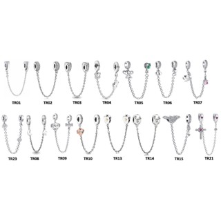 Berloques Coleção Travas de Segurança em Prata 925 em Oferta na Shopee