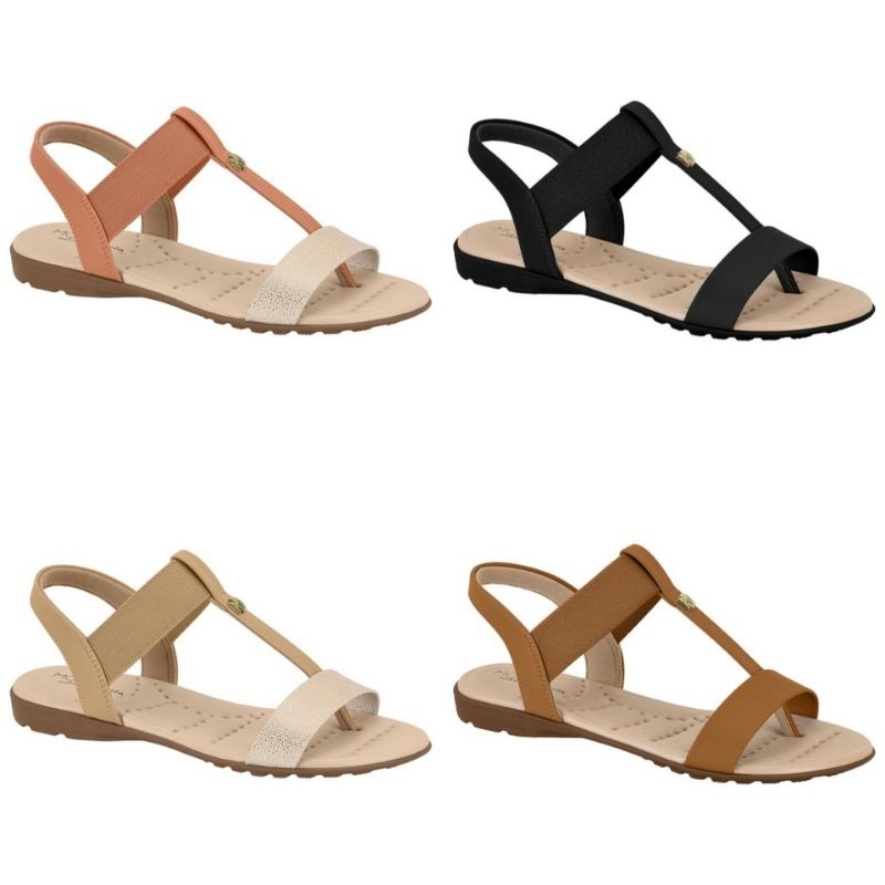 Sandália Feminina Modare Ortopédica Conforto Rasteira 7053163 em Oferta na Shopee