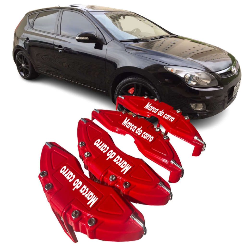 Capas De Pinças De Freios com Garras 4 Peças Compatível I30 2010 2011 2012 2013 2014 2015 2016 top em Oferta na Shopee