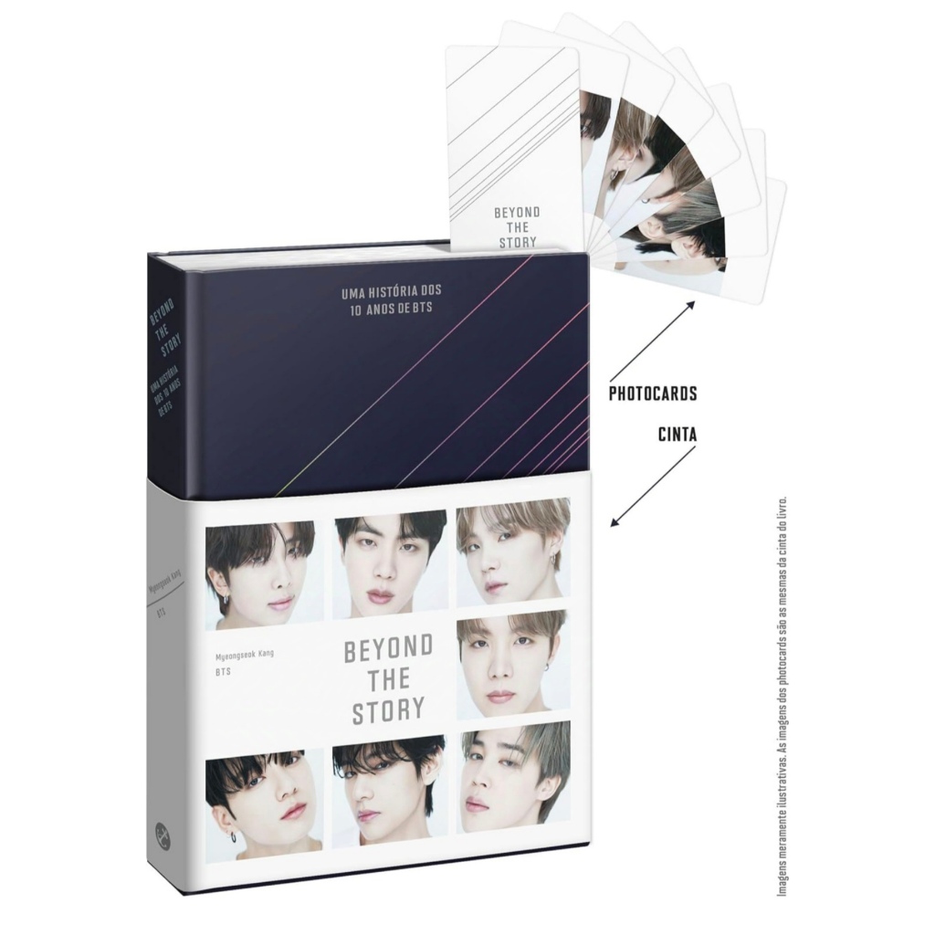 LIVRO BTS BEYOND THE STORY: UMA HISTORIA DOS 10 ANOS DE BTS (VERSÃO COM CARDS)