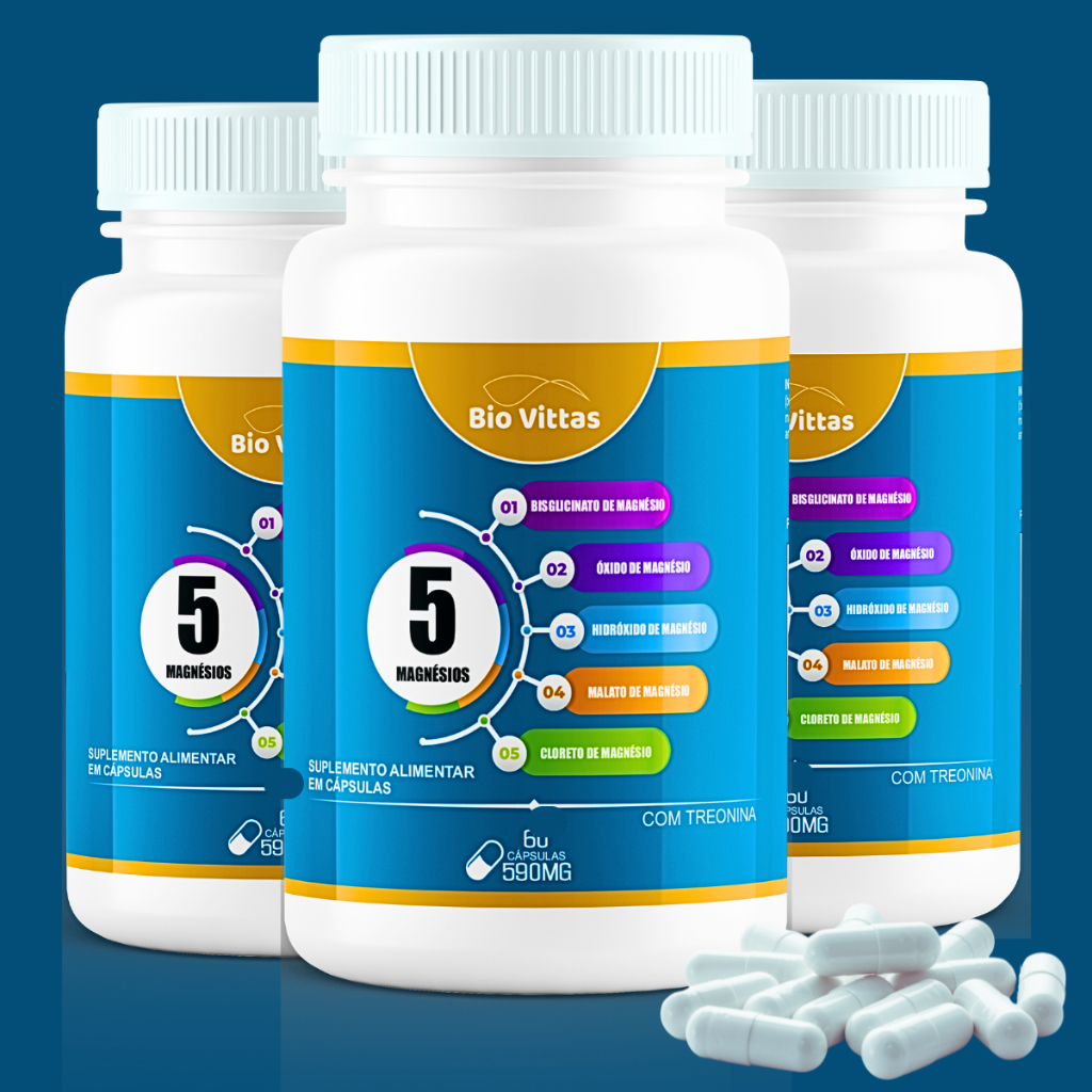 Magnésio L-treonina - Bisglicinato de Magnésio /Óxido de Magnésio /Malato de Magnésio /Cloreto de Magnésio P.a