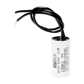 Capacitor 30uf 250vca Motores Portão 2 Fios 50/60hz em Oferta na Shopee