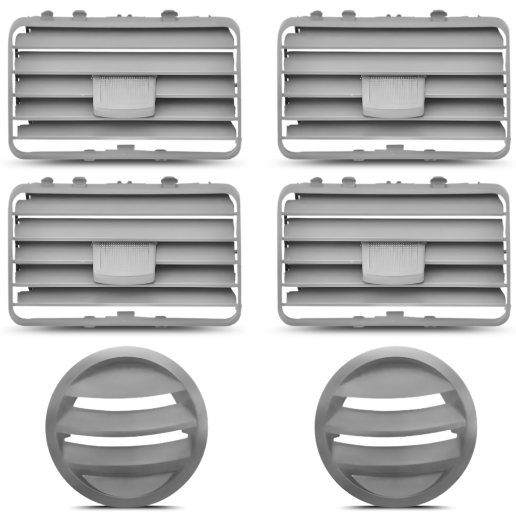 Jogo Difusor Saída Ar Gol Saveiro Parati G3 2000 2001 2002 2003 2004 2005 Grade Tela Superior em Oferta na Shopee