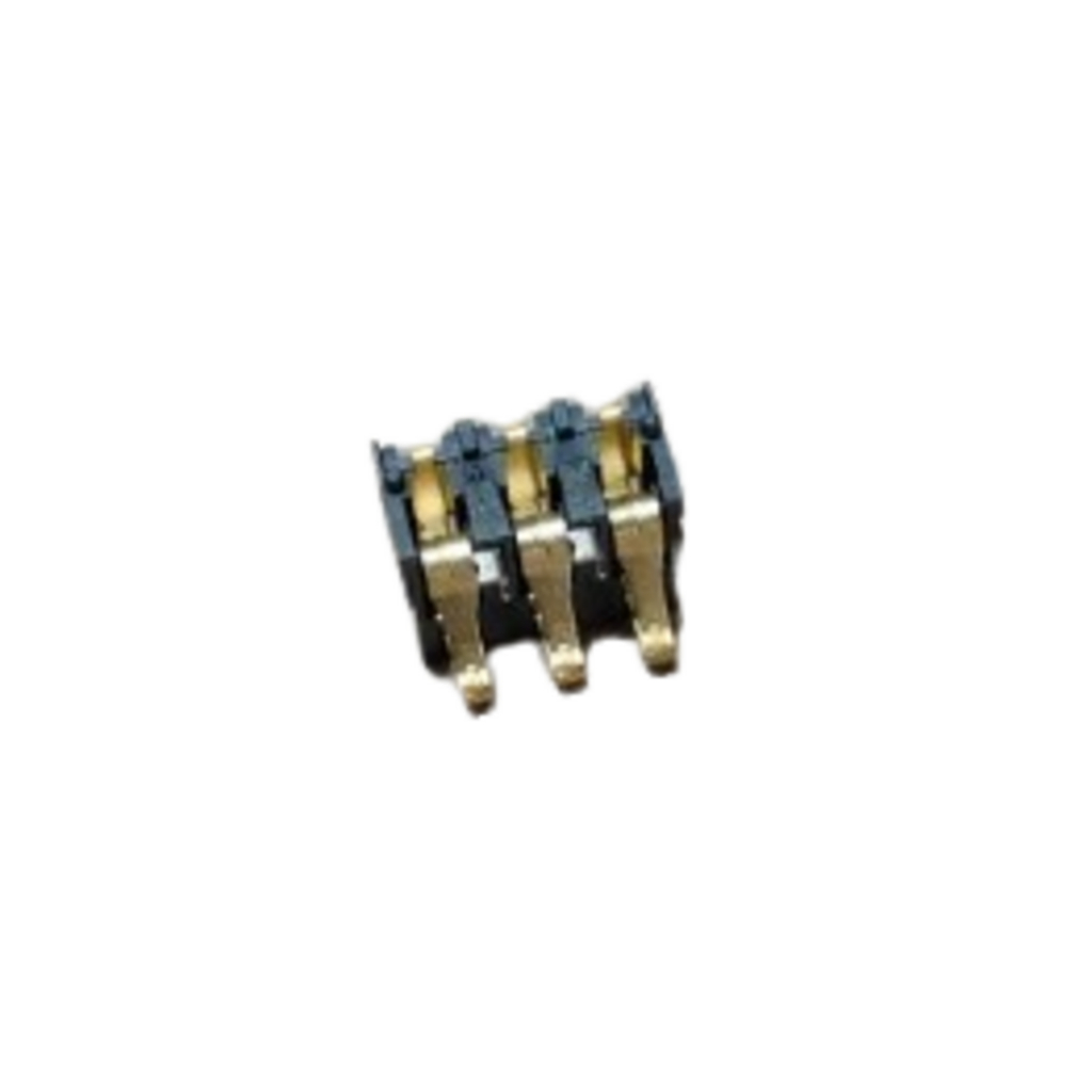 Conector Da Bateria Tipo Mola 3 Pinos Suporte Interm/bateria 9.1mmx6.6mm