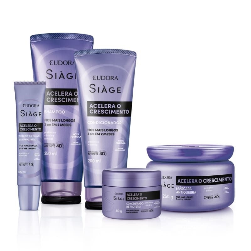 Acelera Crescimento - Eudora Siàge -*ESCOLHA SEU* SHAMPOO, CONDICIONADOR, TÔNICO, MÁSCARA CAPILAR