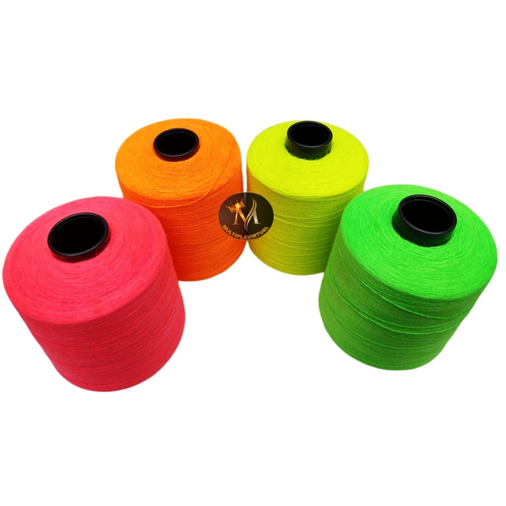 Linha Armação e Rabiola 5000 Jardas Fluorescente Extra Forte – 100% Poliéster