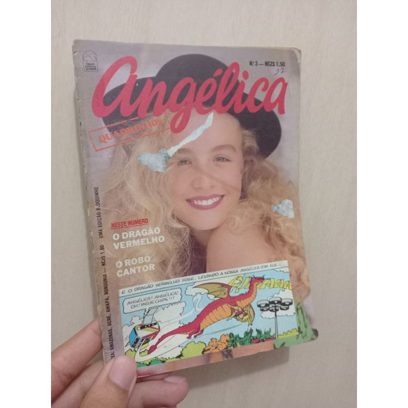 Revista Gibi da Angélica Bloch - Número 3 - antigo vintage raro anos 80