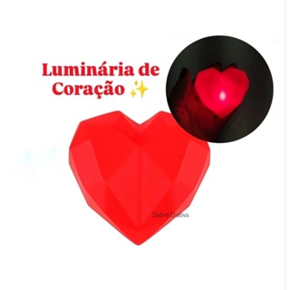 Luminária de coração em Oferta na Shopee