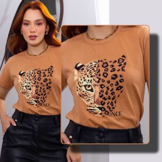 Blusa Feminina Algodão TShirt Camiseta Premium em Oferta na Shopee
