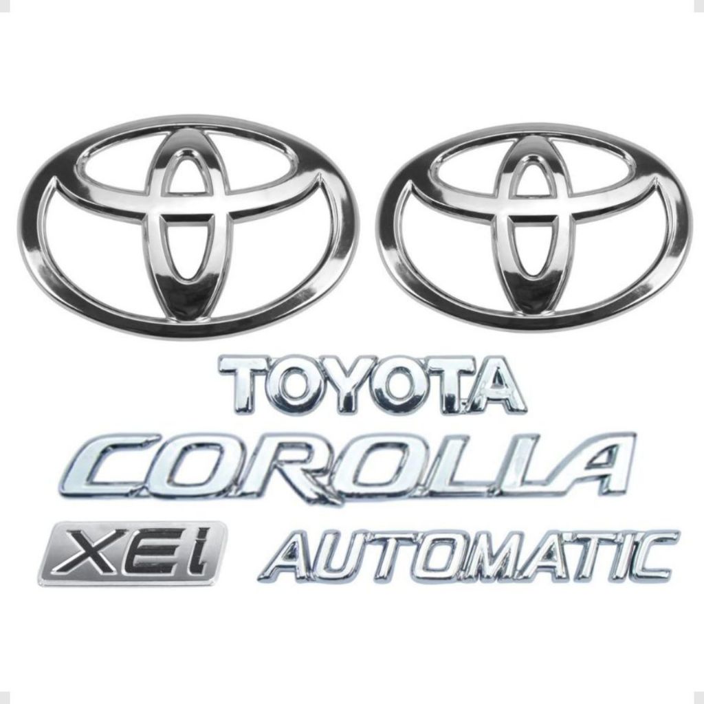 Emblemas Corolla Toyota Xei Automatic Logo Grade E Logo Mala 2003 2004 2005 2006 2007 2008