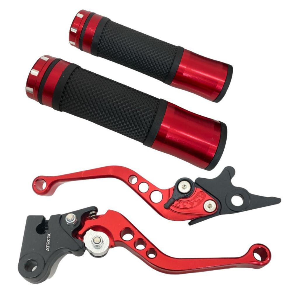 Kit Manete + Manopla Saturno Fan Titan 125/150/160 Freio A Disco em Oferta na Shopee