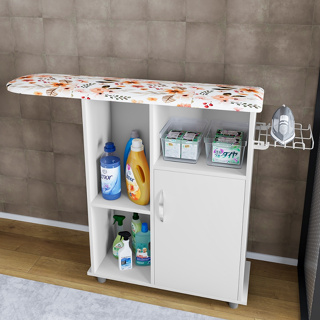 Tábua de Passar Miami Com Suporte Para Ferro Com Porta em Oferta na Shopee