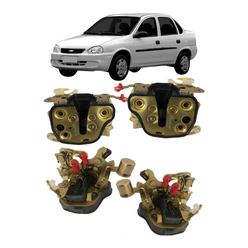 Kit 4 Fechadura Classic Porta Dianteira Traseira 2004 A 2010 em Oferta na Shopee
