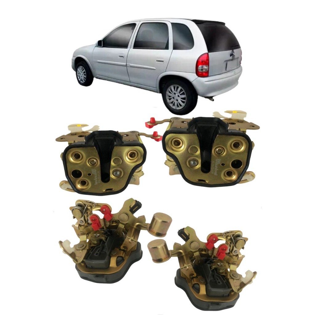 Kit 4 Fechadura Corsa Wind Porta Dianteira Traseira 94 A 04 em Oferta na Shopee