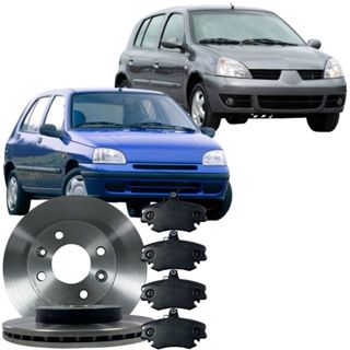 Jogo Disco Pastilha Freio Dianteira Megane Symbol Clio em Oferta na Shopee