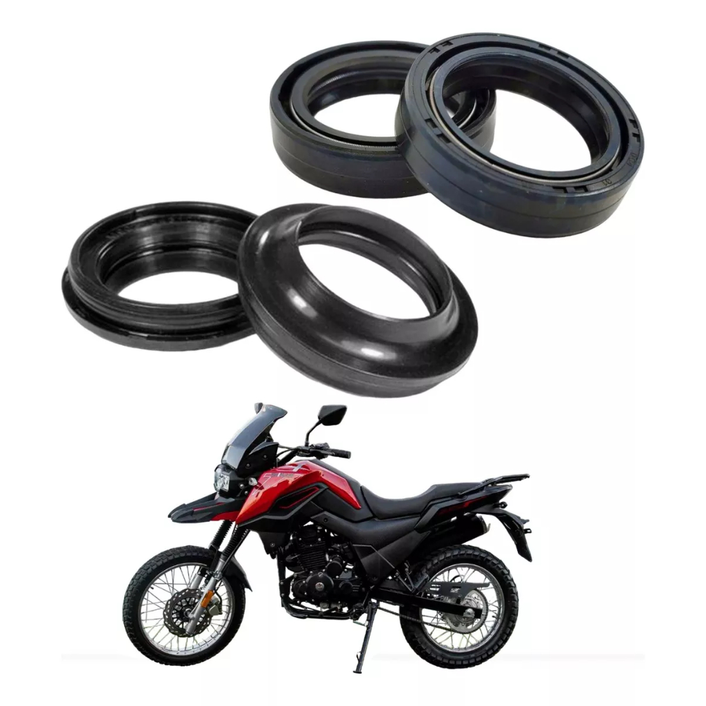 Kit Retentor De Bengala + Guarda Pó Shineray Shi175 Shi 175