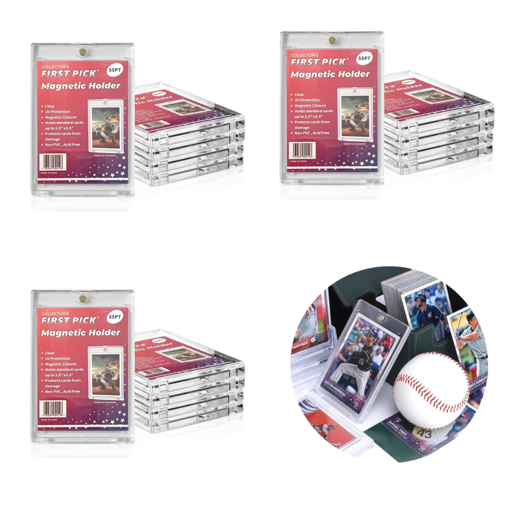 Kit 15 Porta-cartões Magnéticos Para Várias Cartas De Jogo