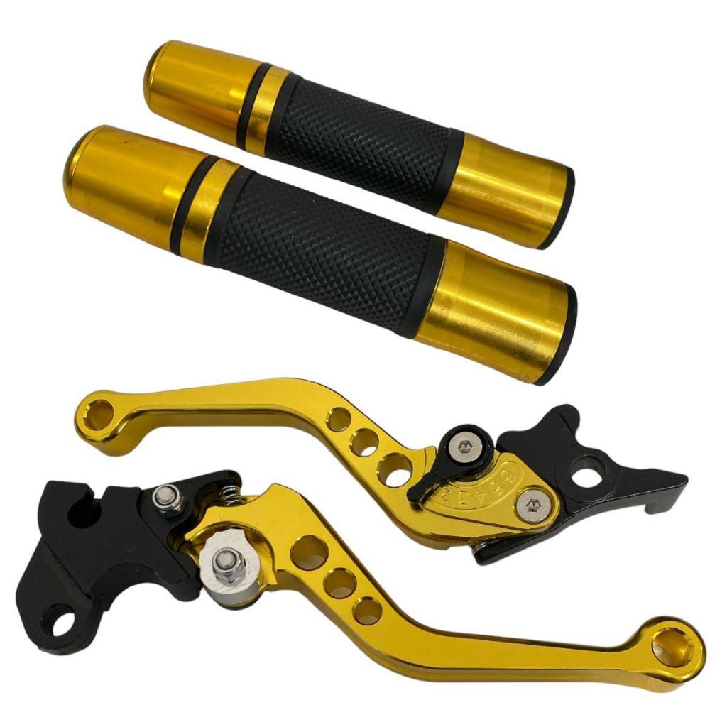 Kit Manete Esportivo + Manopla Nx 200/250 Falcon Bros Tornado Sahara Xre Freio A Disco