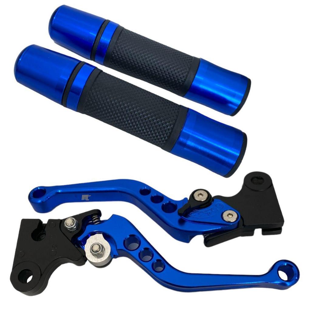 Kit Manopla Esportivo + Manete Honda Cg Titan Fan 125/150/160 Pop 100/110 Freio A Lona — imagem 2 de 2