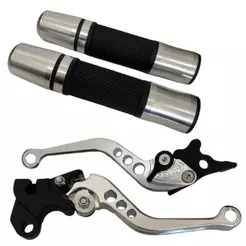 Kit Manete Esportivo Manopla Peso Longo Xre 300 Nx400 Falcon Tornado Bros 150/160 Freio A Disco