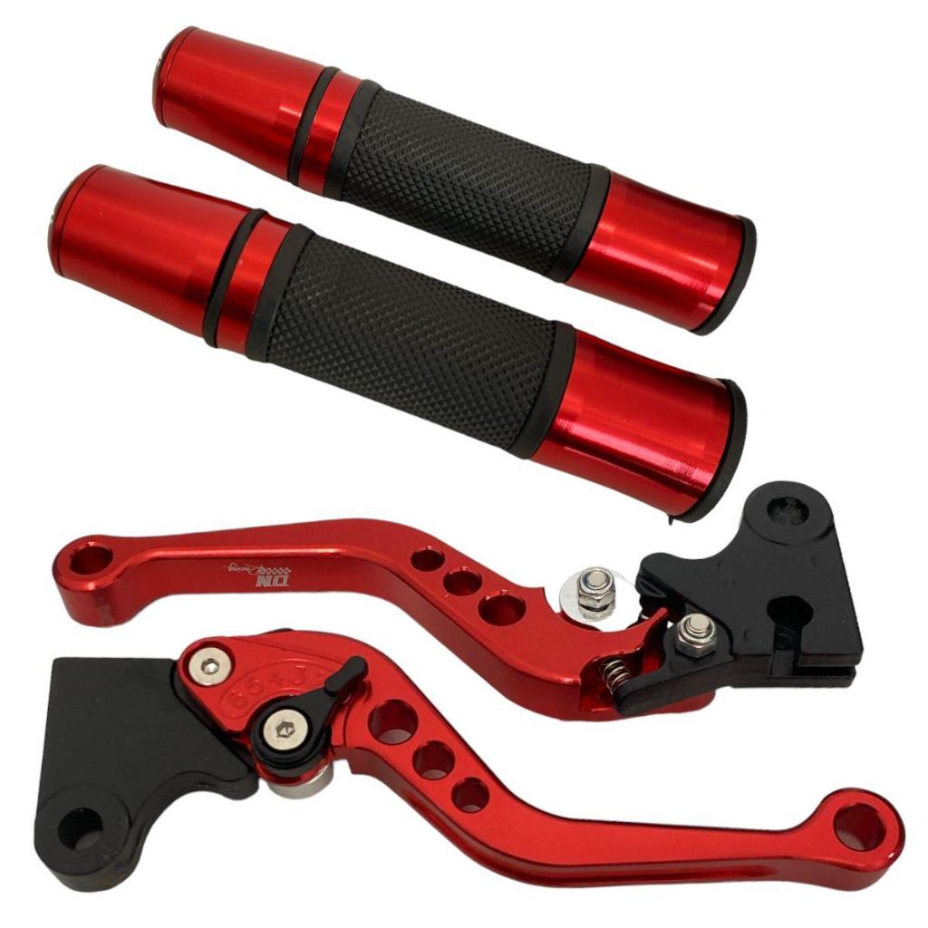 Kit Manete Esportivo Manopla Honda Cg Titan Fan Start 125/150/160 Pop 100/110 Freio Á Lona — imagem 2 de 2