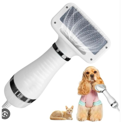 Escova Secadora Pet - Seca Remove Pelos Cachorro Coelho Gato em Oferta na Shopee