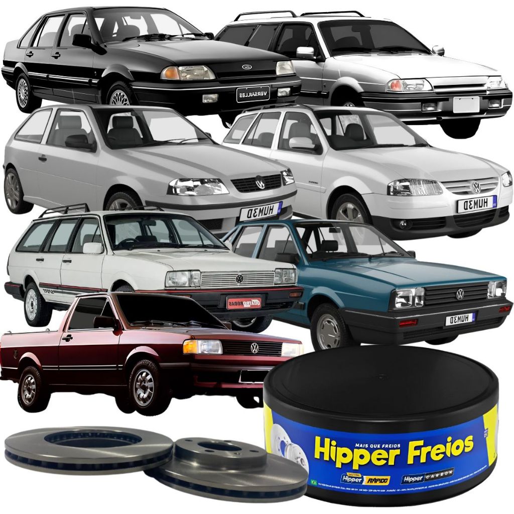 Par Disco Freio Dianteiro Ventilado Royale Versailles Gol - Spare Parts and Accessories for Vehicles