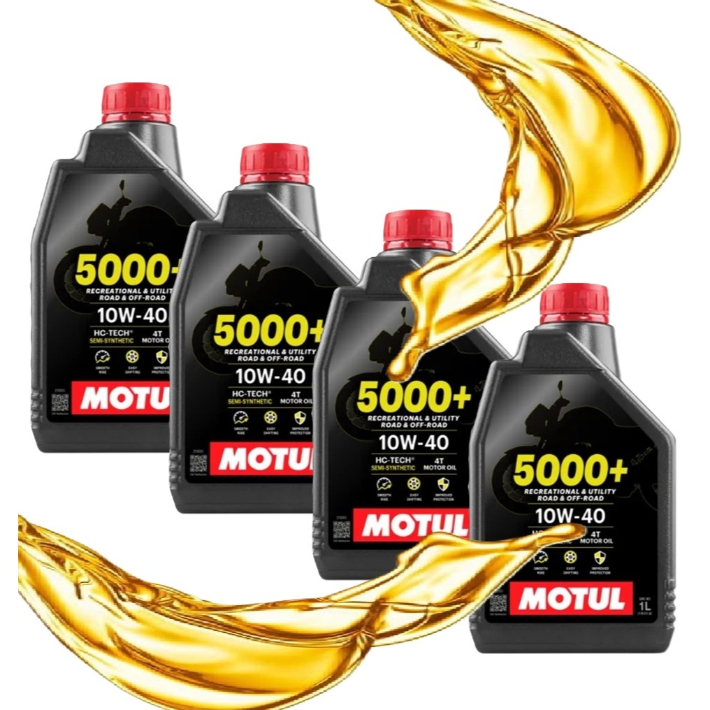 Óleo 5000+ 10w40 Motul Semissintético (4 Unidades) em Oferta na Shopee
