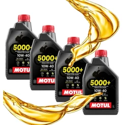 Óleo 5000+ 10w40 Motul Semissintético (4 Unidades)