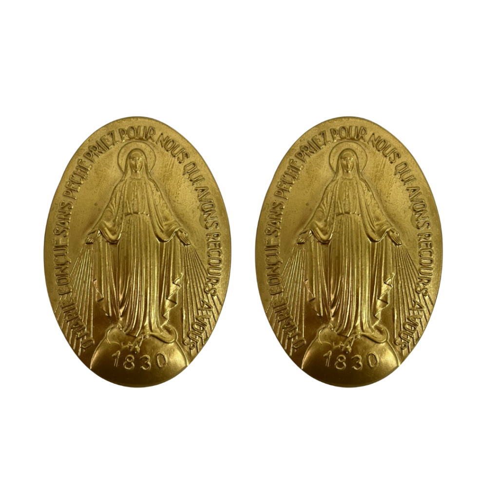 Kit 2 Medalha Milagrosa Medalha Nossa Senhora Das Graças