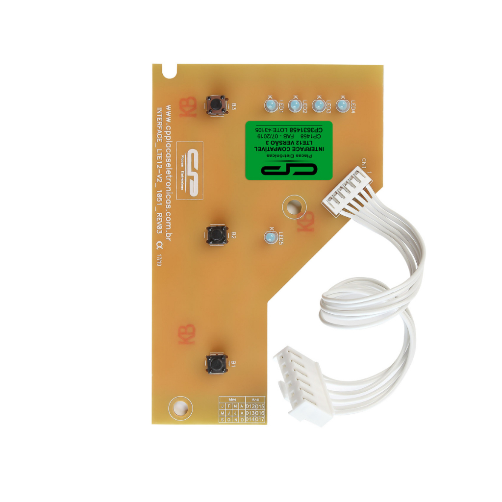 Placa Interface Compatível Lavadora Eletrolux 64503081 V3