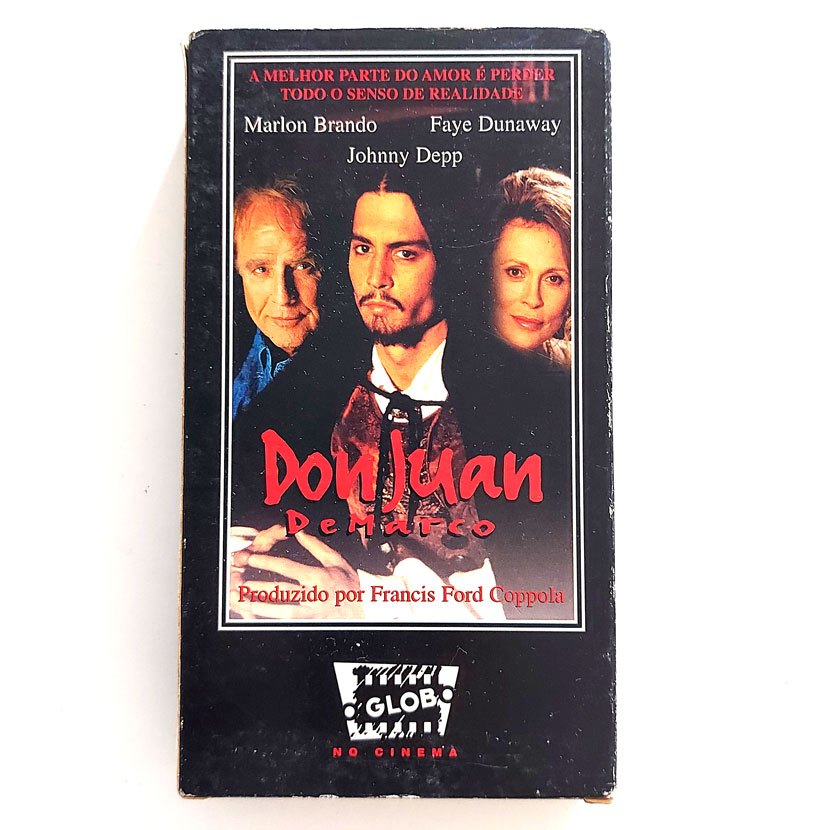 Vhs Filme Don Juan Demarco Johnny Depp Marlon Brando 1995