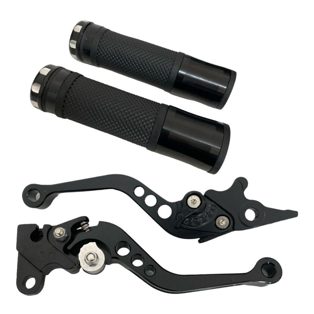 Kit Manete Esportivo Manopla Peso Curto Saturno Cb 300 Cbx Twister Strada Freio A Disco