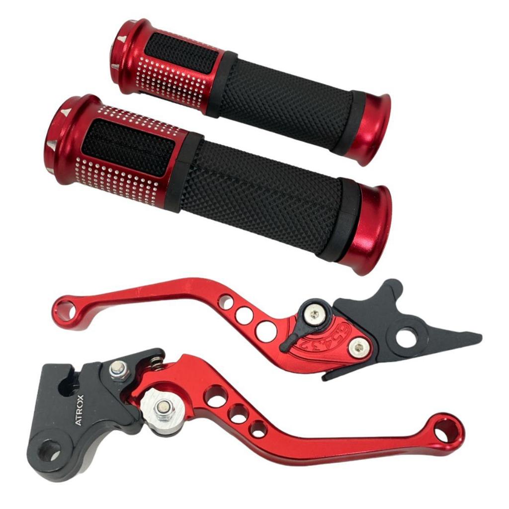 Kit Manete Esportivo + Manopla Honda Titan Fan 125/150/160 (FREIO A DISCO)