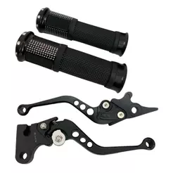 Kit Manete Esportivo + Manopla Honda Cb250f CG Titan/Fan/Start 125/150/160 (FREIO A DISCO)