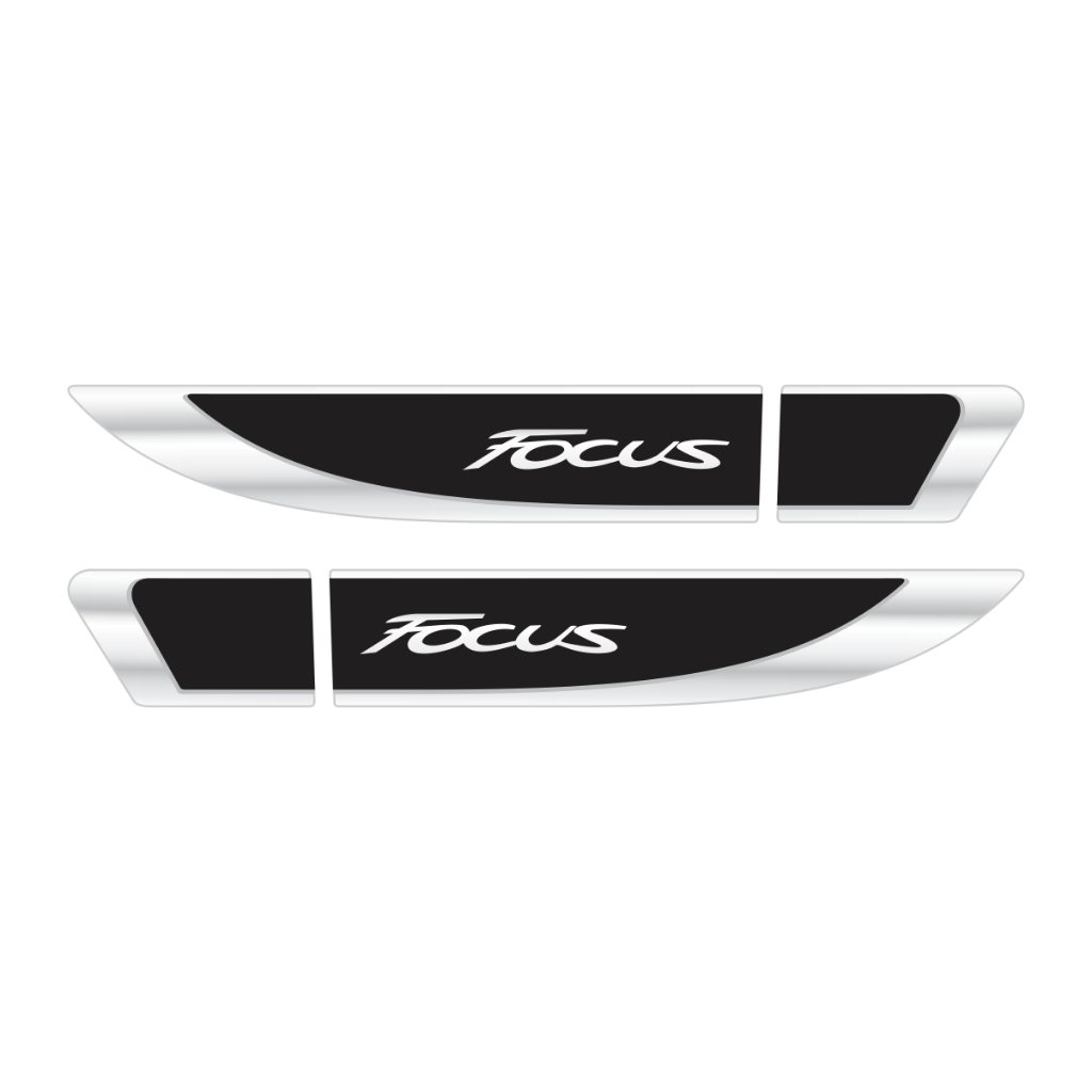 Par Aplique De Paralama Ford Focus autocolante Resinado Premium