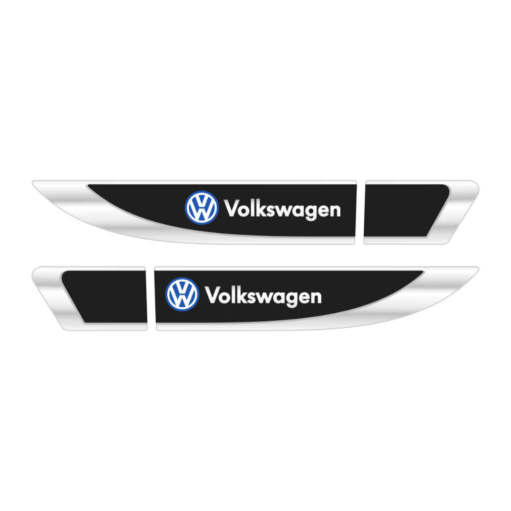 Par Aplique De Paralama Volkswagen Logo Autocolante Resinado Premium em Oferta na Shopee