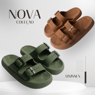 Kit 2 Chinelo Masculino e Feminino de Fivela Estilo Nuvem Tendência Verão Envio Imediato
