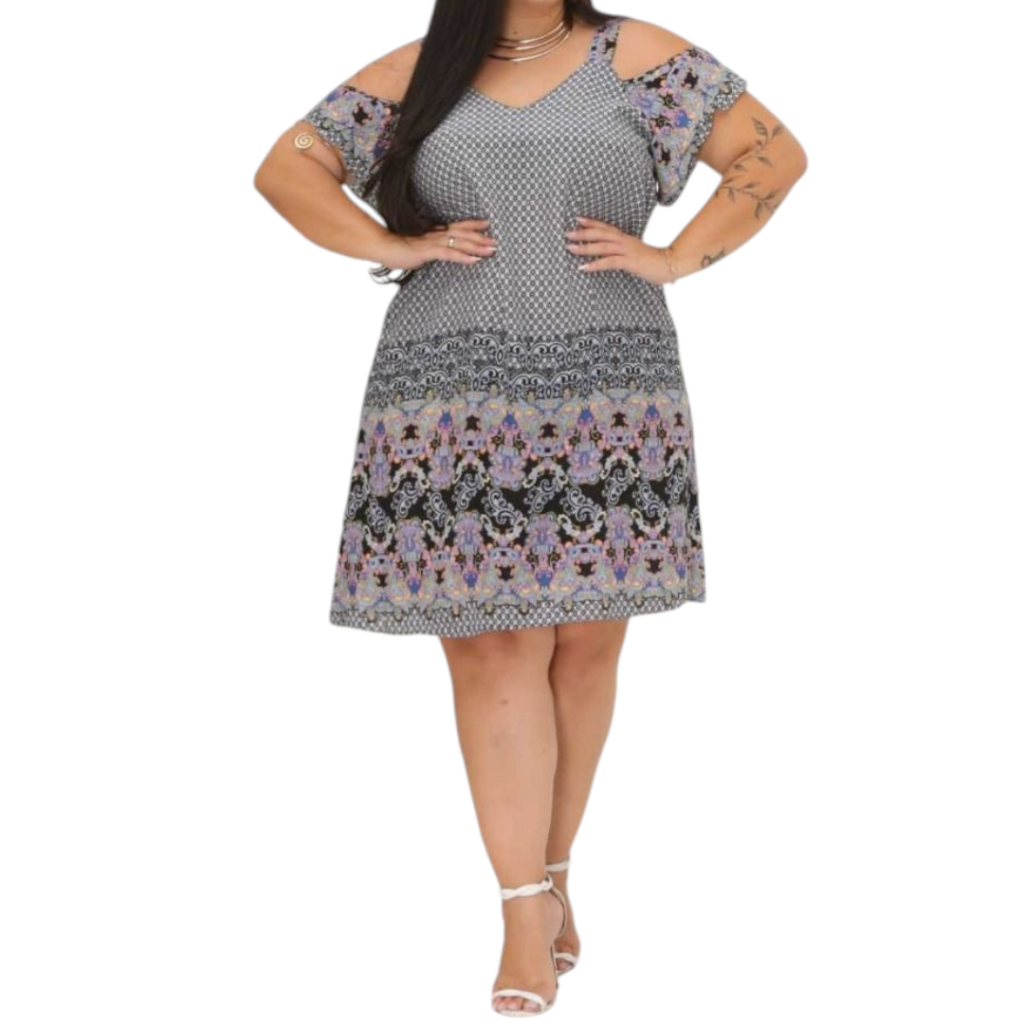 Vestido Virginia Plus Size Verão Viscose