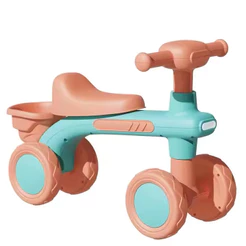 Quadriciclo Andador Equilibrio Com Cestinha e som - Uso de 1 a 3 Anos Design Premium - QUEEN SHOP